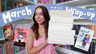 let's talk about the 15 books I read in march!  march wrapup!