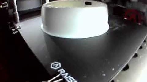 Raise3D N2 - 39.1% Droid Dome time lapse print