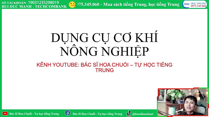 Bình phun thuốc sâu tiếng trung là gì năm 2024