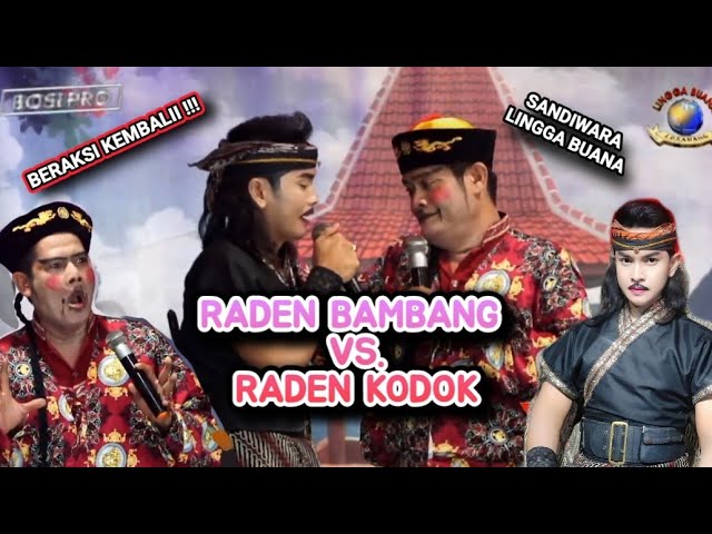 Raden Bambang Satria feat. Raden Kodok  Lingga Buana - Humor Ngakak 2023 class=