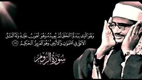 المنشاوي (وَهُوَ ٱلَّذِى يَبْدَؤُاْ ٱلْخَلْقَ ثُمَّ يُعِيدُهُ) سورة الروم -٢٧
