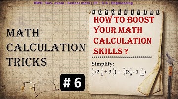 #6 | Hacks of Maths | Math calculation tricks | By Brijesh Sharma