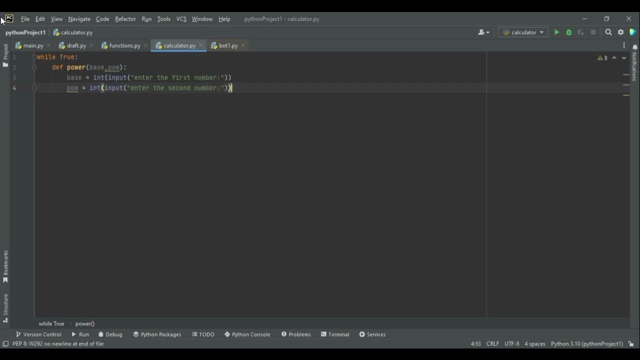 Simple Exponent calculator using python🔥 - YouTube