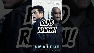 The Amateur is in theaters RIGHT NOW! #qwerky #moviereview #theamateur