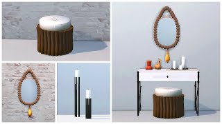 BOHO custom decor ideas |  Tutorial  |   No CC | The Sims 4