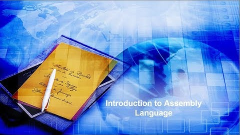 Introduction to Assembly Language Programming 8086 | Basic Idea | Urdu/Hindi | #01