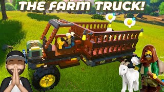 How To Build a EASY Animal Farm Truck In LEGO Fortnite!