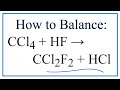 Balancing Chemical Reactions and Products