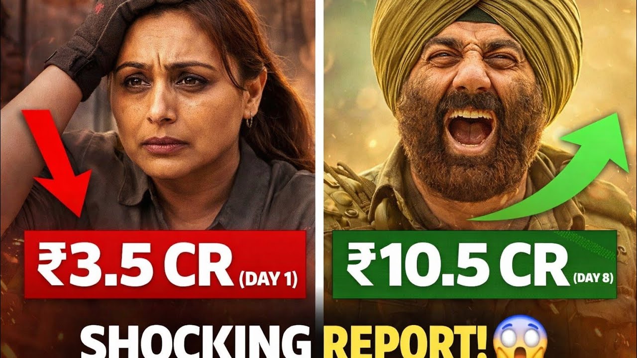 Mardaani 3 Day 1 vs Border 2 Day 8: Rani Mukerji ko Sunny Paaji ne Dho Diya? 😱 Box Office Report