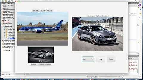 Image into image steganography java project