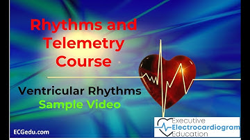 Rhythms and Telemetry Course - Ventricular Rhythms Sample Video