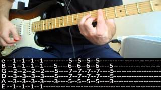 RHCP - Scar Tissue (Guitar lesson with TAB) chords