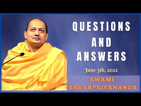Ask Swami with Swami Sarvapriyananda | June 5th, 2022 - YouTube