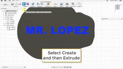 Extruding and Engraving Text on Fusion 360 (VIDEO #4)