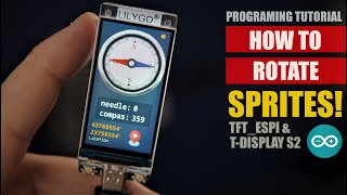 How to Rotate Sprites (TFT_ESPI library) PROGRAMING TUTORIAL