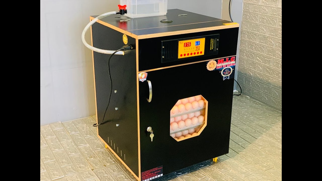 Máy ấp trứng Mic 300 thế hệ 2022| Phun Sương Tự Hút Nước| Khử Trùng UV| Cân Bằng Tự Động 100%