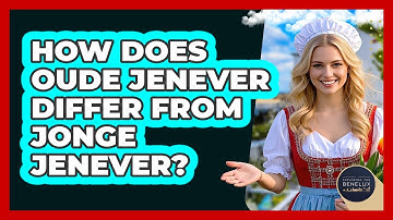 How Does Oude Jenever Differ From Jonge Jenever?