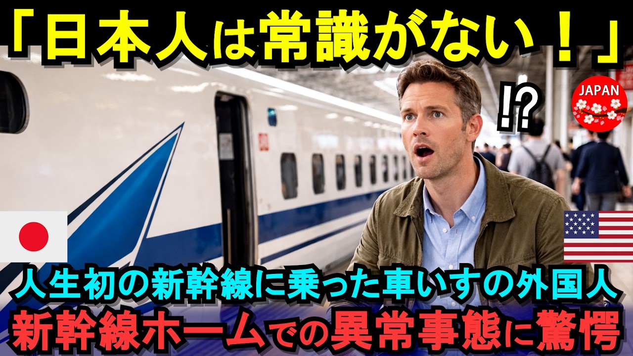 【海外の反応】「これが日本人なのか…」新幹線への乗車に挑戦した車椅子の外国人がホームでの異常事態に絶句！世界も超驚愕した衝撃の理由とは！？