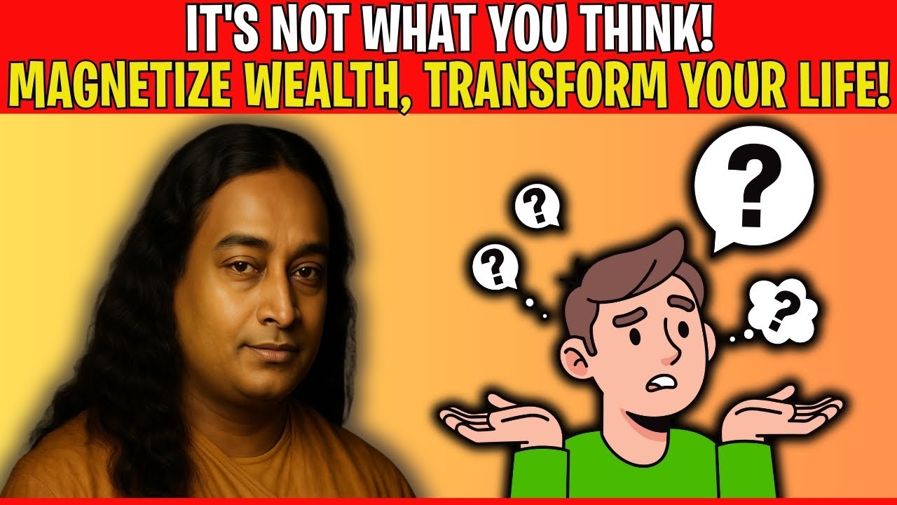 3 Phrases Yogananda Repeated to Attract WEALTH and Unlock the Power of the SOUL