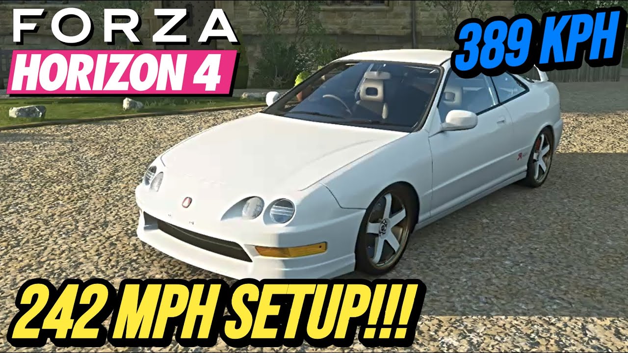 Forza Horizon 4 242 Mph Acura Integra Dc2 Type R Setup Youtube