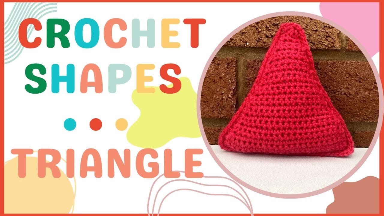 How to Crochet a Triangle 3 Ways - Equilateral and Isosceles Triangle  Patterns - Nicki's Homemade Crafts