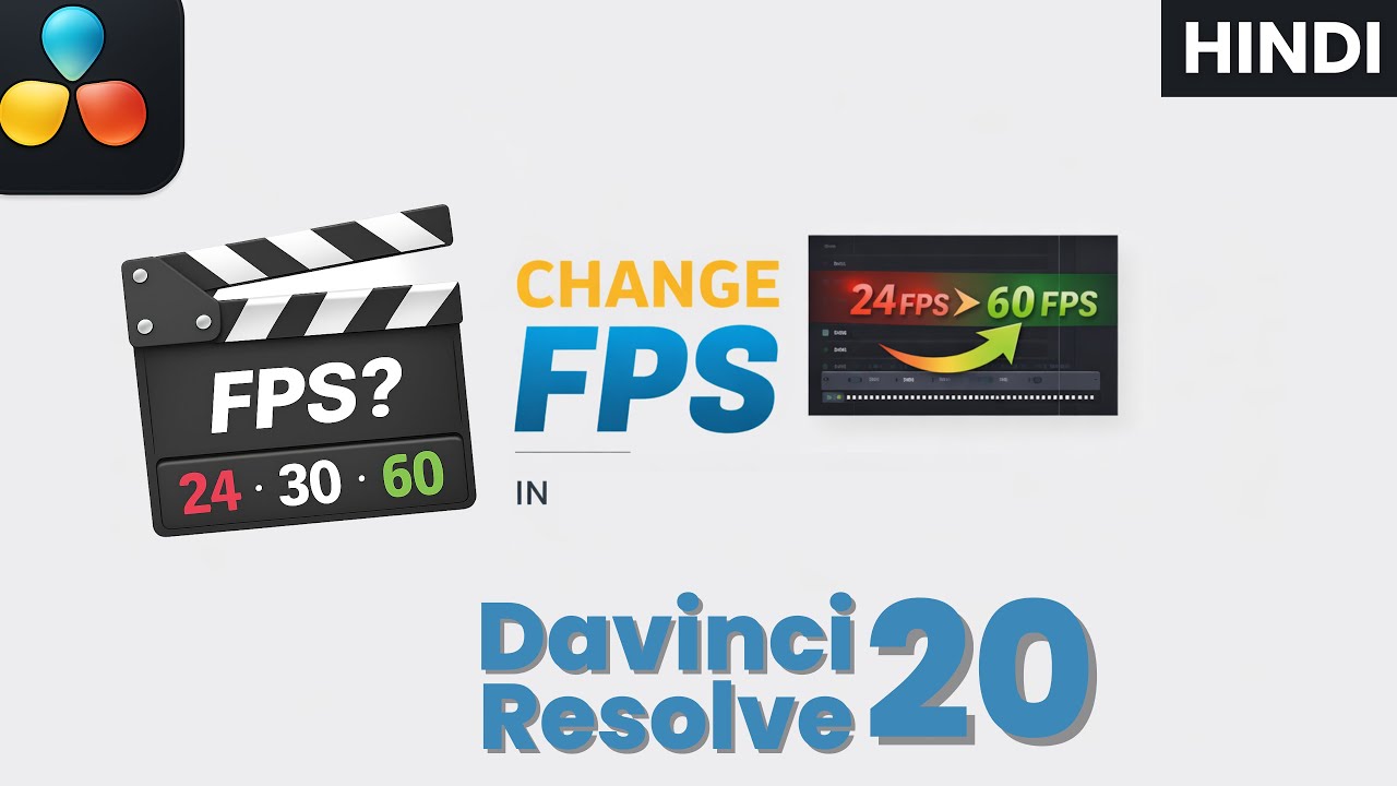 How to Change frame rate in Davinci Resolve