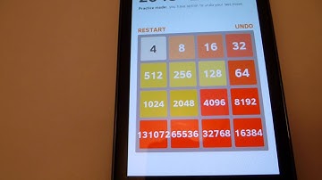2048 puzzle record: over 3.8 million points, 131,072 tile and finishing the game