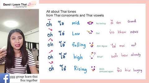 (EP.2) 5 tones 5 minutes in Thai language