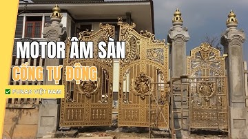 Cổng Tự Động Âm Sàn, Lắp Đặt Tại Quảng Trị | ✅ Funas - Đà Nẵng