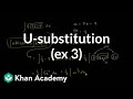 _-substitution: multiplying by a constant | AP Calculus AB | Khan Academy