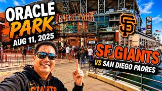 Padres vs. Giants (8/11/25) | Oracle Park Stadium Tour