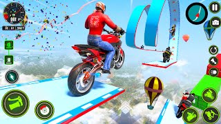 Superhero Bike Stunt Game ll GT Mega Ramps Bike Race Games ll Bike Stunt Game screenshot 5