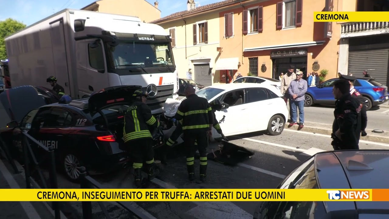 Cremona, inseguimento per truffa: arrestati due uomini