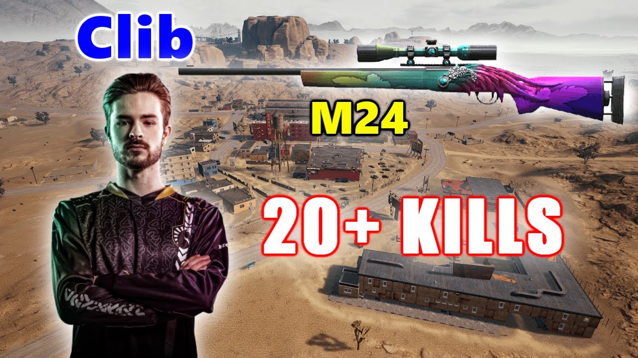 Clib – 20+ KILLS – M24 – SOLO – PUBG