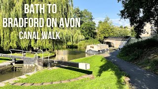 BATH to BRADFORD ON AVON Canal Walk | Kennet and Avon Canal