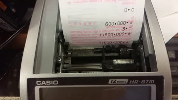 Adding Machine Printer at 120 FPS
