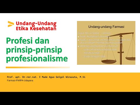 Video: Apa prinsip-prinsip perilaku profesional?