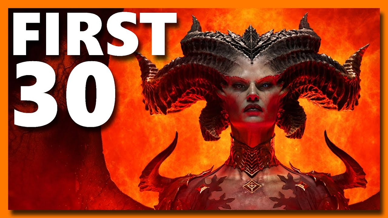 Diablo 4 First 30 minutes of Gameplay - D4 Early Access Beta - YouTube