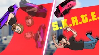Playing SKATE With Super Cars! | GTA5