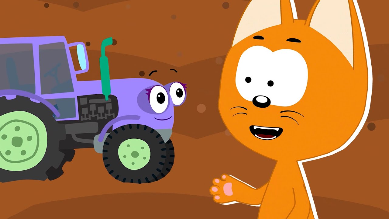 This video is about Meow Meow Kitty 10 tractors that can help children learn counting from 1 to 10. 