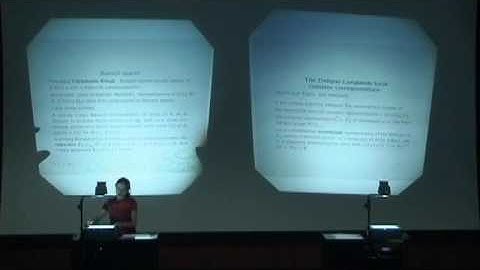 Towards a p-adic local Langlands correspondence for GL(2) - Marie-France Vigneras
