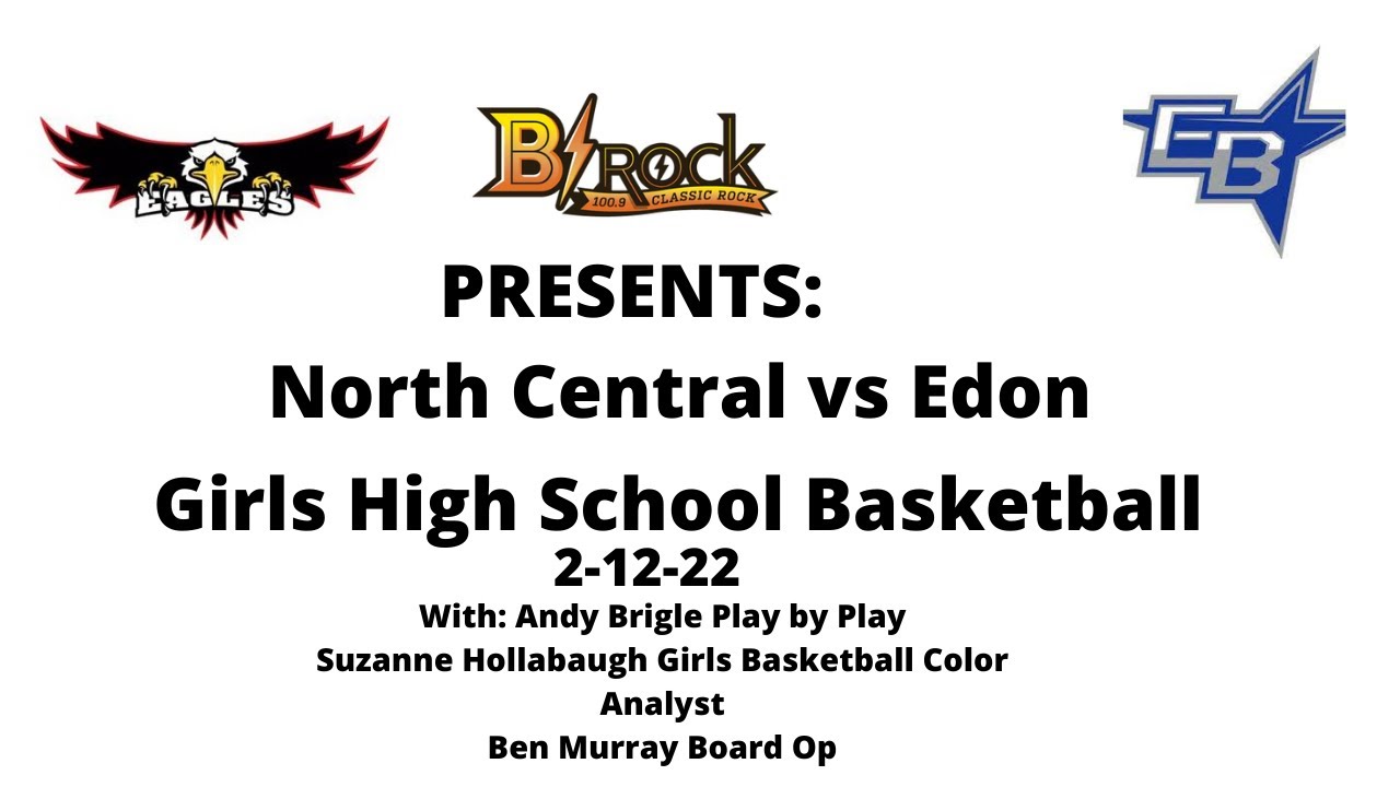 Edon vs North Central Girls High School Basketball 21222 YouTube