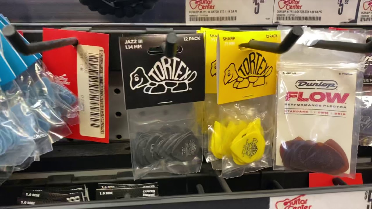 Assorted Guitar Picks Available at Guitar Center. 