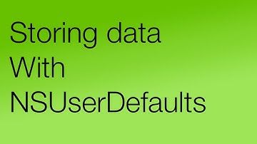 Using NSUserDefaults in Swift