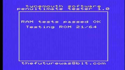 Penultimate Cartridge testing - Commodore VIC20