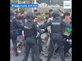 Tensión durante el traslado de migrantes en Ceuta