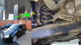How To Replace Rear SHOCK ABSORBERS On Any VW GOLF MK5