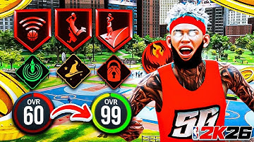 FASTEST WAYS TO GET MAX 99 OVR + MAX BUILD SPECIALIZATION & MAX BADGES in 1 DAY on NBA 2K26!