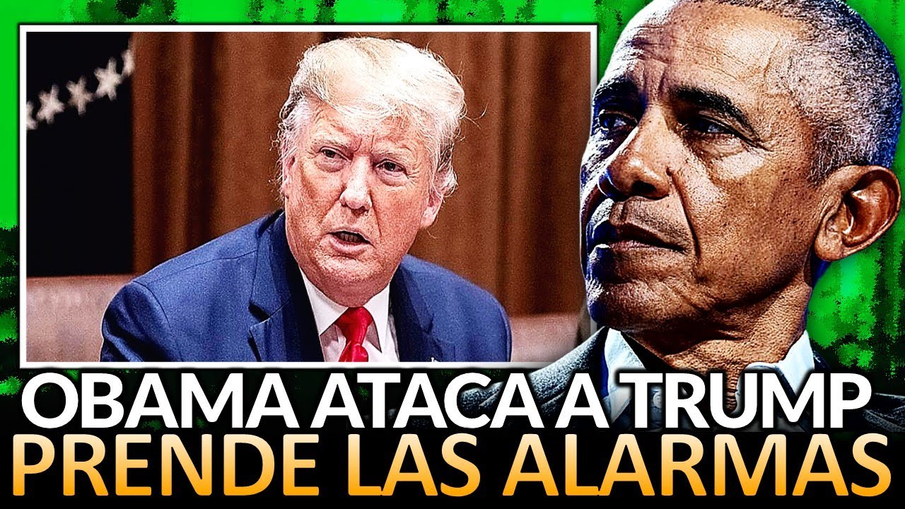 Obama ENTRA en ESCENA, ATACA a Trump y PRENDE las ALARMAS 🚨 - YouTube
