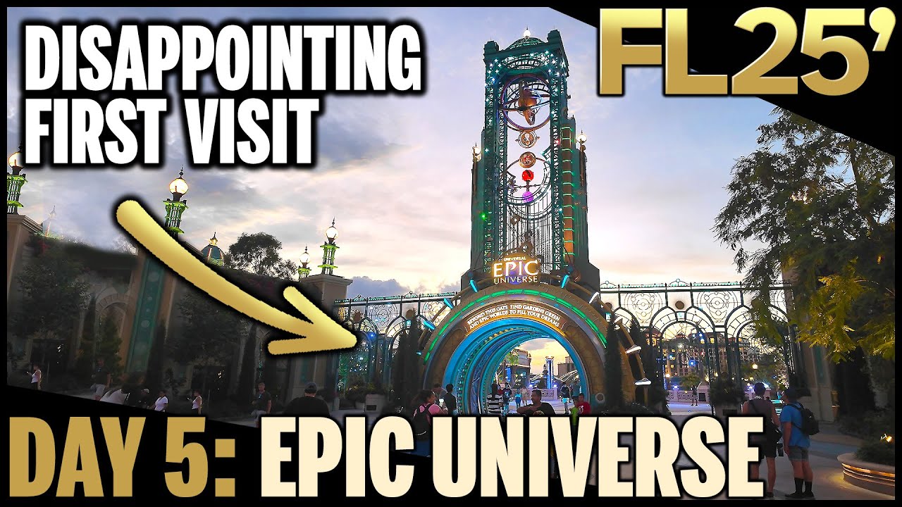 ПЕРВЫЙ ВИЗИТ в Epic Universe VLOG | ПРОШЁЛ НЕ УДАЧНО!!!! FL25' День 5